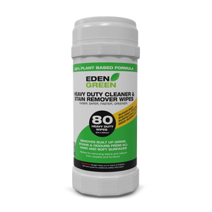 Heavy Duty Cleaner & Stain Remover Wipes. Eden Green