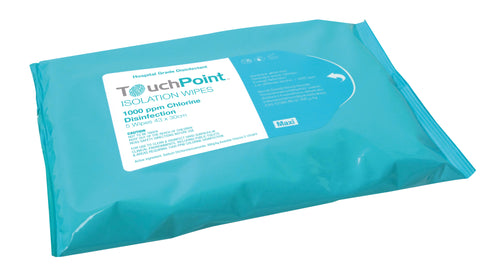 TouchPoint Isolation 1000ppm Chlorine Wipes